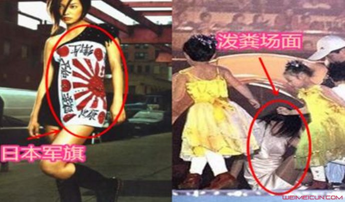 赵薇被泼粪事件是真的吗 赵薇为什么穿日本军旗原因