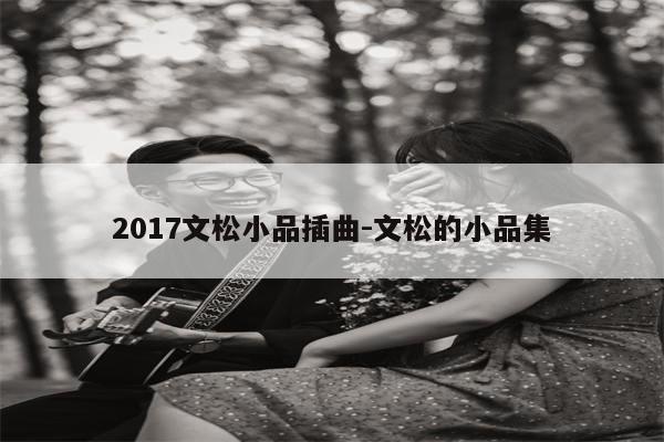 2017文松小品插曲-文松的小品集