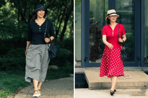 五六十岁的女人怎么穿搭更显时髦 65岁女人夏天穿衣搭配