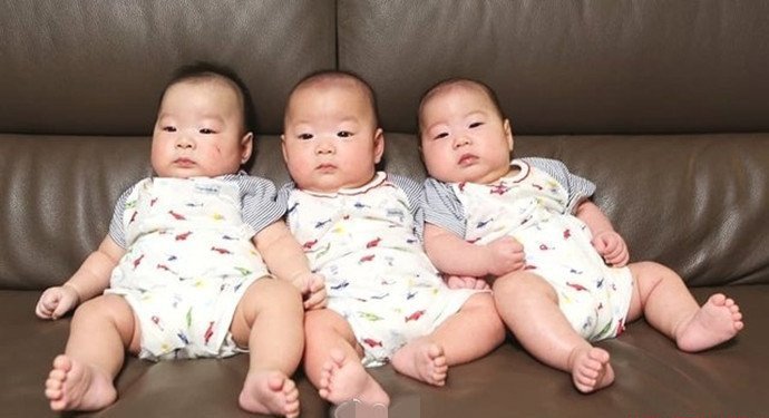 宋家三胞胎叫什么 网红婴儿图片