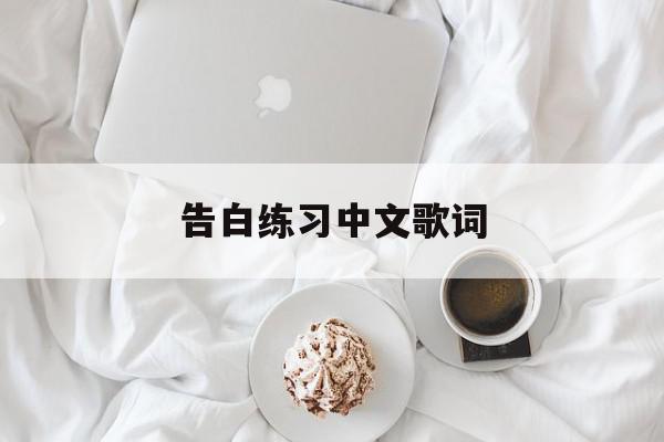 告白练习中文歌词的简单介绍
